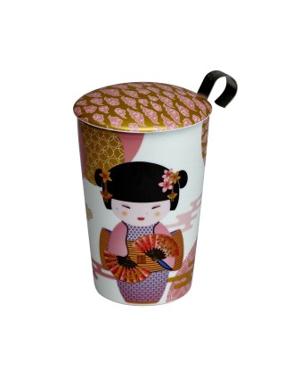 Cup Double Walled Mug "New Little Geisha Rose"