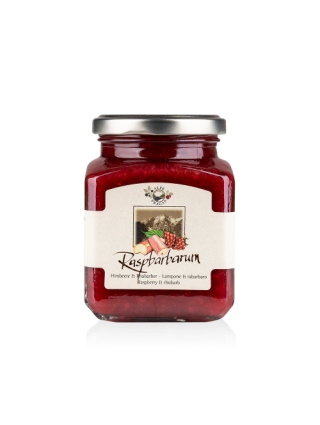 Jam Raspberry & Rhubarb 335gr