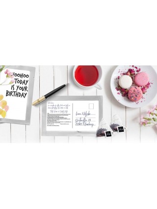 Pyramid Tea Postcard "X-MAS"