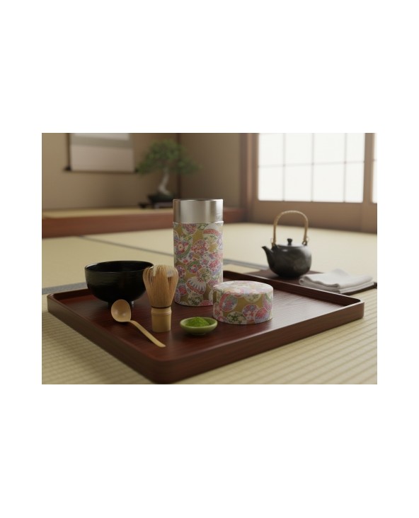 Tin Japanese Tea Can